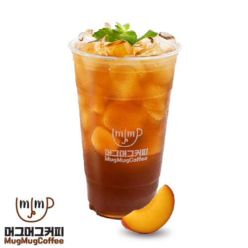 제로복숭아아이스티